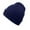 Navy, variant on Warm Winter Hats for Women Knit Beanie Hat Women's Fashion Solid Color Curling Fall And Winter Knitting Pile Cap Baotou Hat Navy