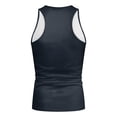 thumbnail image 5 of kpoplk Men Fashion Spring Summer Casual Sleeveless O Neck Printed Tank Tops Blouse S Z4-Blue, 5 of 5