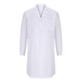 thumbnail image 5 of Handshe Unisex Lab Coat Long Sleeve Button Pockets Elastic Cuff Thick Turndown Collar Solid Color Workwear Cardigan for Men & Women, 5 of 8