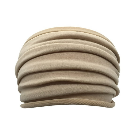 MSJUHEG Hair Ties Headbands For Women Fashion Wide-Brimmed Women Hair Head Hoop Simple Sweet Girls Hair Headband Hair Bands Beige One Size