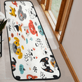 thumbnail image 6 of CURLYOOT Dog Printed Runner Rug 2'x6' Washable Kitchen Runner Rug Indoor Non Slip Laundry Rugs Floor Carpet for Hallway Kitchen Entryway Bedroom Living Room, 6 of 9