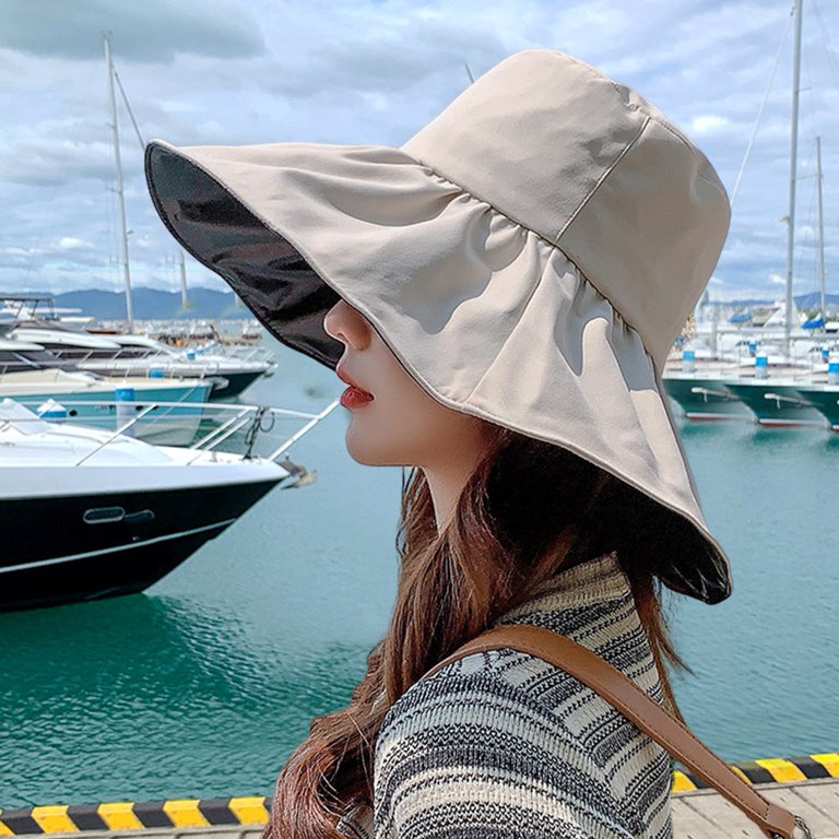 Anti-UV Protection Fisherman Hat Foldable Outdoor Hat New Bucket Hat Women