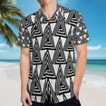 thumbnail image 5 of High Quality Hawaiian Shirts for Men Short Sleeve Aloha Beach Shirt Floral Summer Casual Button Down Shirts Blouses AVN92D, 5 of 7
