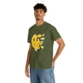 thumbnail image 5 of Flying smiley face tshirt Unisex Heavy Cotton Tee, 5 of 8