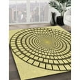 thumbnail image 3 of Ahgly Company Machine Washable Indoor Square Transitional Oak Brown Area Rugs, 7' Square, 3 of 7