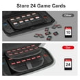 thumbnail image 3 of Large Capacity Carrying Case for Nintendo Switch 2 ( 2025 ) , Ultra Slim Premium EVA Travel Pouch with 24 Game Cartridges, Screen Protective Cover, Accessories Storage Bag, Black, 3 of 6