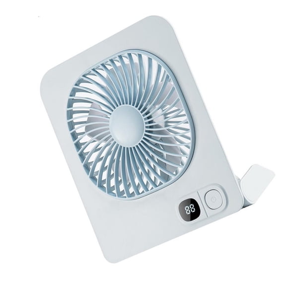ZELVINN Portable Air Cooling Desktop Table Fan with 3 Speed USB Rechargeable for Indoor Outdoor Camping Car Use