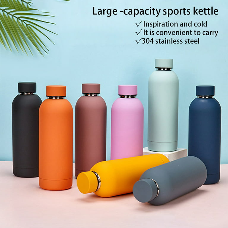 Hot Quality Double Wall Stainless Steel Vacuum Flasks 350ml 500ml Car  Thermo Cup Coffee Tea Travel Mug Thermol Bottle Thermocup