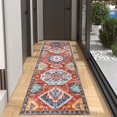 thumbnail image 2 of Soft Touch Carpet Vintage Machine Washable Runner Rug Soft Wear Resistant Non-slip Thin Hallway Runner Rug Entryway Indoor Carpet Floor for Home, 2 of 8