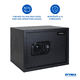 thumbnail image 5 of Caja Fuerte Biométrica Grande STYRKA Color Negro Huella Digital, 5 of 6