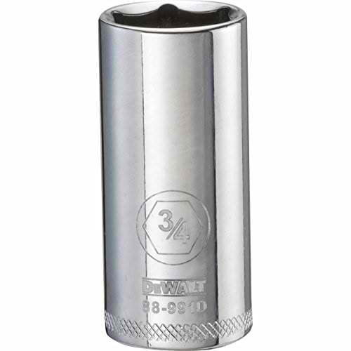 Stanley Tools 7520349 DWMT88991OSP 0.375 Drive 6 Point Socket, 0.75 in.