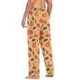 thumbnail image 6 of Men's Sleep Pants Lightweight Pjs Sleepwear Comfortable Lounge Pants Bottom Pants with Pocket Autumn Pumpkins Acorns, 6 of 7