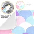 thumbnail image 2 of Pastel Colors Scales Dish Drying Mat 18x24 Absorbent Microfiber Draining Rack Pad for Kitchen Counter Sink, 2 of 8