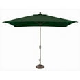 thumbnail image 1 of SimplyShade 6 x 10 ft. Rectangle Push Button Tilt Market Umbrella  Forest Green, 1 of 2