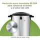 thumbnail image 5 of Urna Cafetera 50 Tazas AVERA Acero Inoxidable Con Indicador De Nivel De Agua CAF04, 5 of 9