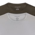 thumbnail image 2 of Paquete 2 Playeras Cuello Redondo Para Hombre De Algodón Oliva Obscura y Plata Unbranded Co UNB-CNE-2DSS, 2 of 3