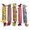thumbnail image 4 of Multipet Katz Kuddlerz Crinkle Feather Cat Toy with Catnip, Blue, 4 of 4
