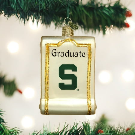 old world christmas michigan state university spartans michigan state university christmas ornaments