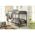 thumbnail image 3 of ACME Furniture Bristol Twin over Twin Bunk Bed with Metal Frame in Gunmetal, 3 of 5