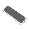 thumbnail image 4 of Beverly Rug Indoor Stair Treads Washable Non Slip Cover Set of 8 Gray 8.7" x 28", 4 of 8