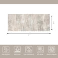 thumbnail image 2 of Washable 2x5 Kitchen Runner Rug: Easy-Clean Entryway Hallway Carpets Non Slip Non-Curl Edge Rugs for Laundry Bathroom Indoor Modern Abstract Home Decor Floor Mat for High Traffic Area 2x5 Beige, 2 of 8