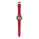 thumbnail image 4 of Reloj analógico Disney Mickey Mouse para niños, manecillas de horas y minutos de fácil lectura, correa de silicona roja, caja de acero inoxidable, reloj educativo en caja de lata coleccionable, ideal, 4 of 5