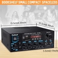 thumbnail image 4 of Amplificador estéreo Sunbuck AS-35BU Bluetooth 5 400Wx2 7 entradas, 4 of 7