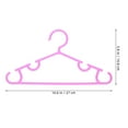 thumbnail image 2 of 20pcs  Baby Hangers For Closet Plastic Kids Hangers Clothes Hangers Non Slip Baby Hangers For Nursery  Heavy Duty Clothing Hangers, 2 of 6