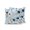 Navy Blue White2, variant on Outdoor Pillows Waterproof, Coastal Birds Bedding Throw Pillows with Insert for Couch Sofa Bed, Seabird Summer Tropical Beach 18x18 Inch Pillowcases Decorative Camping Patio Pillow Set of 1