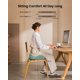 thumbnail image 4 of Cojín de asiento ergonómico ProtoArc, espuma viscoelástica, 46 x 41 x 10 cm, 4 of 8