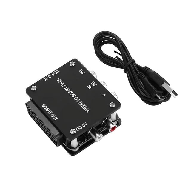 YUV vers YPBPR vers SCART YPBPR vers VGA Composant Transcoder Convertisseur Console de Jeu, vers Composant à Différence de Couleur