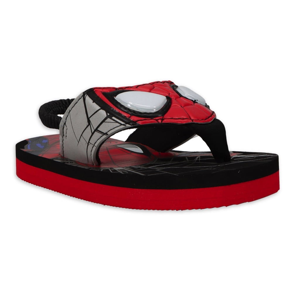 spiderman light up flip flops