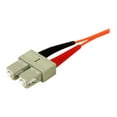 thumbnail image 3 of StarTech.com 3m Fiber Optic Cable - Multimode Duplex 50/125 - OFNP - SC/SC - Patch cable - SC multi-mode (M) to SC multi-mode (M) - 3 m - fiber optic - duplex - 50 / 125 micron - OM2 - molded, plenum - orange, 3 of 3