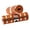 Orange, variant on Pebbuoy 2Pcs Aluminum Alloy Bike Pegs Foot Pedals Backseat Stands Foot Rest Anti-Slip Stunt Pedal for BMX Mountain Road Bicycle Cycling Accessories