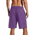 thumbnail image 6 of Thousandth Men's Quick Dry Fashionable Vacation Regular Fit Summer Lightweight Size Elastic Waist Shorts Pocket Cargo Shorts Running Pants Bandage Casual Shorts, 6 of 10