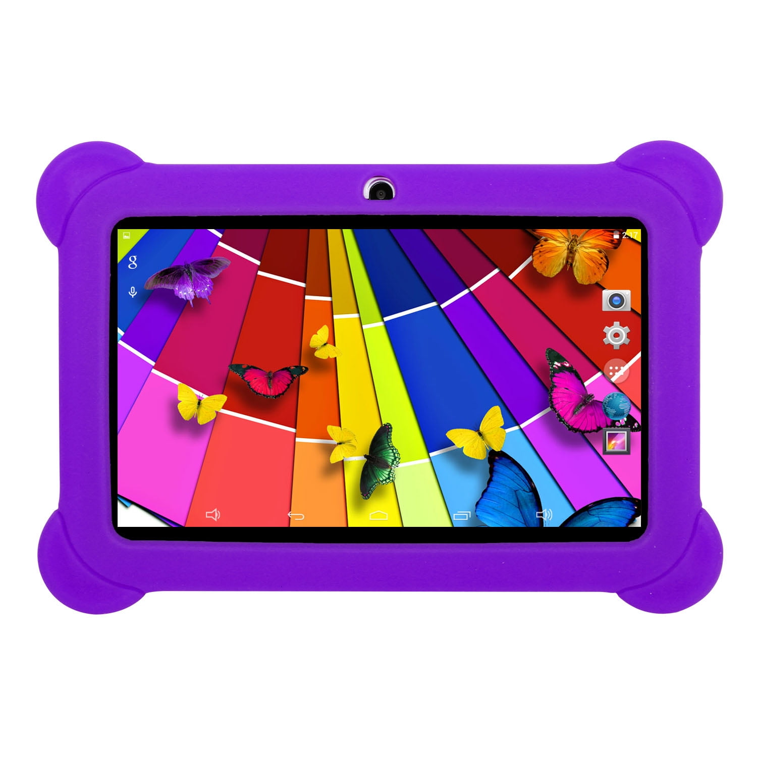 DX758 7 Inch Quad-Core Android Kids Tablet - Purple - Walmart.com