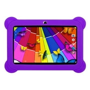 DX758 7 Inch Quad-Core Android Kids Tablet - Purple