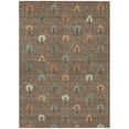 thumbnail image 2 of Addison Rugs Chantille Indoor/Outdoor Transitional Geometric Brown Machine Washable Rectangle Rug, 9' x 12', 2 of 8