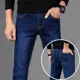 thumbnail image 3 of Pantalones ajustados para hombre, pantalones vaqueros con bolsillos, pantalones vaqueros negros ajustados para hombre, pantalones casuales ajustados, baratos, talla grande, de lujo, novedad de 2025, 3 of 5