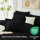 thumbnail image 4 of Juego de edredón CozyLux Queen, 7 piezas, cama en bolsa, color negro, 4 of 9