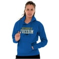 thumbnail image 4 of US Navy Logo Defenders of Freedom Unisex Plus Size Hoodie Brisco Brands 4X, 4 of 5