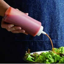 CalCastle 12oz 2-pack Plastic Squeeze Bottle for Condiments, Dessert Decorating, Syrup, and much more