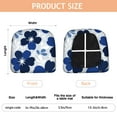 thumbnail image 3 of Blue Pioneer Flower Seat Covers for Dining Room Chairs Set Of 4,Stretch Printed Washable Chair Seat Cover with Elastic Ties and Button,Removable Waterproof Couch Cushion Covers, 3 of 6