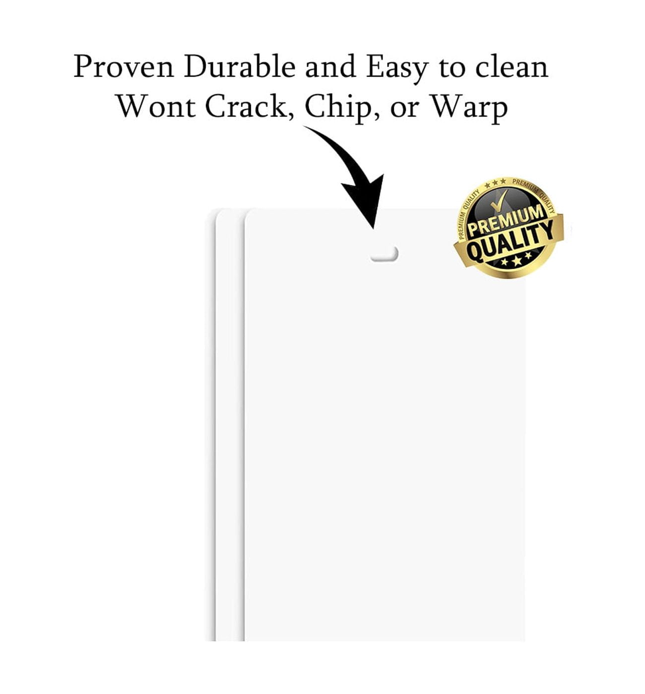 Vertical Blinds Replacement Slats Heavy Duty PVC Smooth Curved (White) You Pick Size and Quantity (82.5 Inches) (2 Pack)