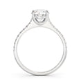 thumbnail image 3 of Meryn Jewel Round Cut Excellent 1.8 Ct Diamond Ring for Women - 14K White Gold Plated Solitaire Ring with Accents - Silver Engagement Jewelry - Gift for Her, 3 of 3