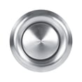 thumbnail image 2 of Bgsha Grille d'Aération Réglable en Acier Inoxydable, Couvercle Rond pour Évent d'Évacuation, Ventilation, Chauffage, Refroidissement et Air, Port d'Échange d'Air Frais, 2 of 10