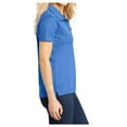 thumbnail image 3 of Yellow Rooster Women’s Micropique Sport-Wick Polo T-Shirts Blue Lake M, 3 of 6