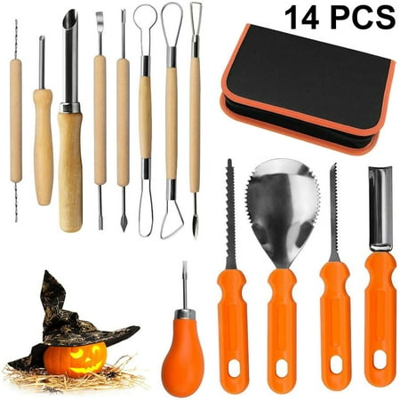 Halloween Pumpkin Carving Kit Tools ,13 PieceProfessional Pumpkins ...