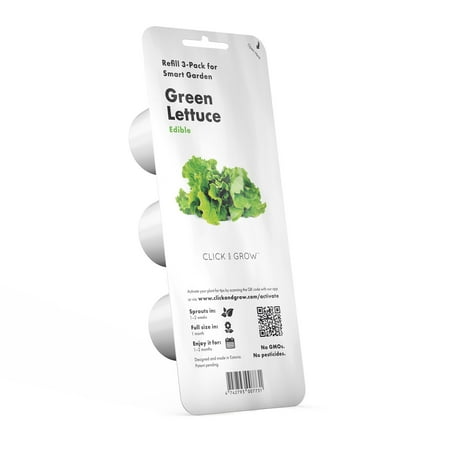 Click & Grow Green Lettuce 3 Piece Plant Pod Grow