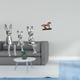 thumbnail image 2 of Escultura de figura sentada, adorno de caballo, miniatura coleccionable, cerámica, resina, animal, decoración, ideal para oficinas y salas de estar., 2 of 8